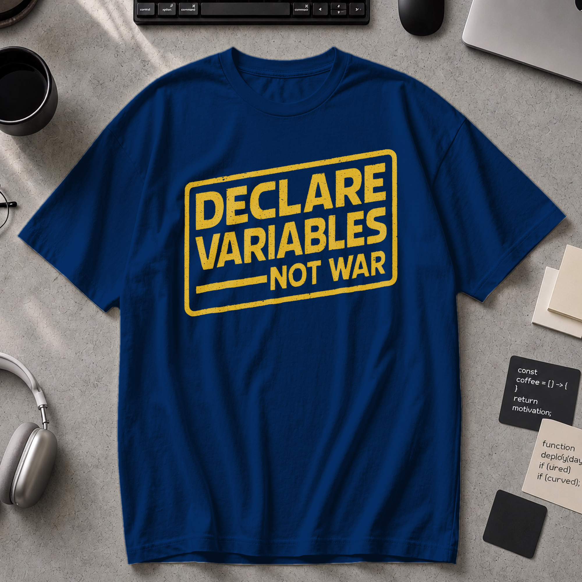 declare variables Premium Shirt - True Navy