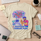 DeepSeek Thinking Mode Shirt — Natural
