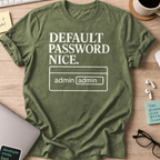 default password shirt - Military Green