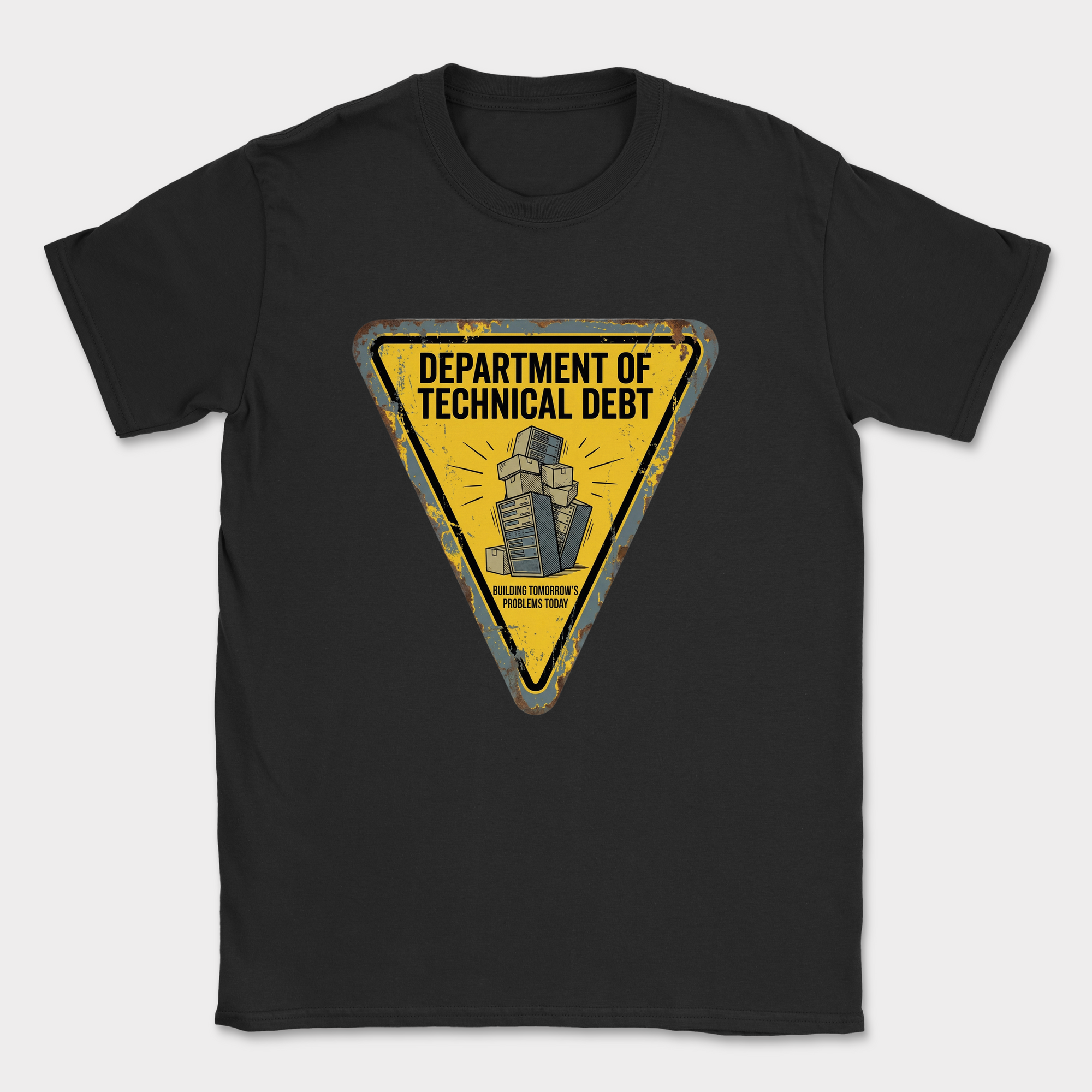 department of technical debt shirt — Black