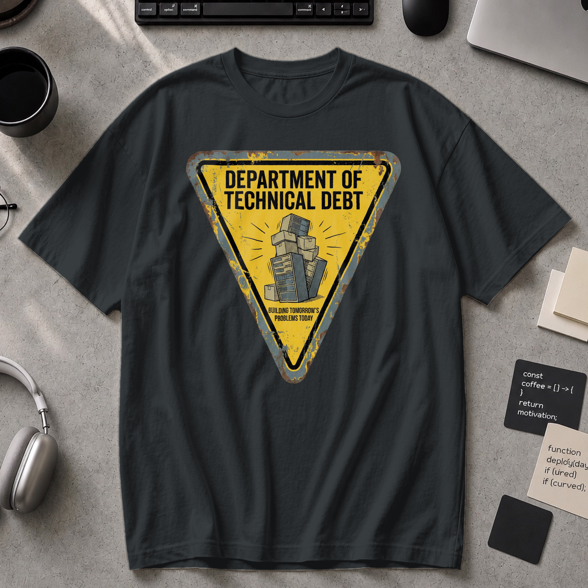 department of technical debt Premium Shirt - Black