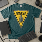 department of technical debt Premium Shirt — blue spruce Premium Shirt mock-up