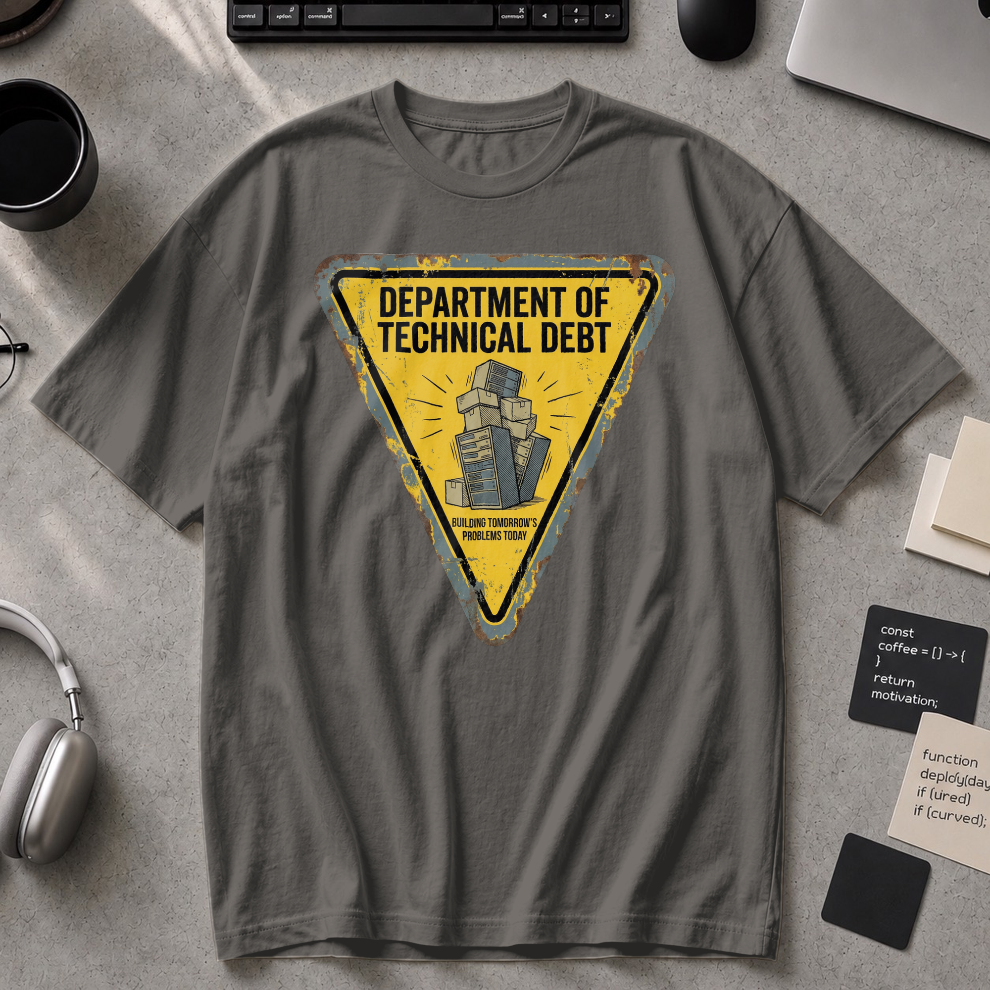 department of technical debt Premium Shirt - Pepper