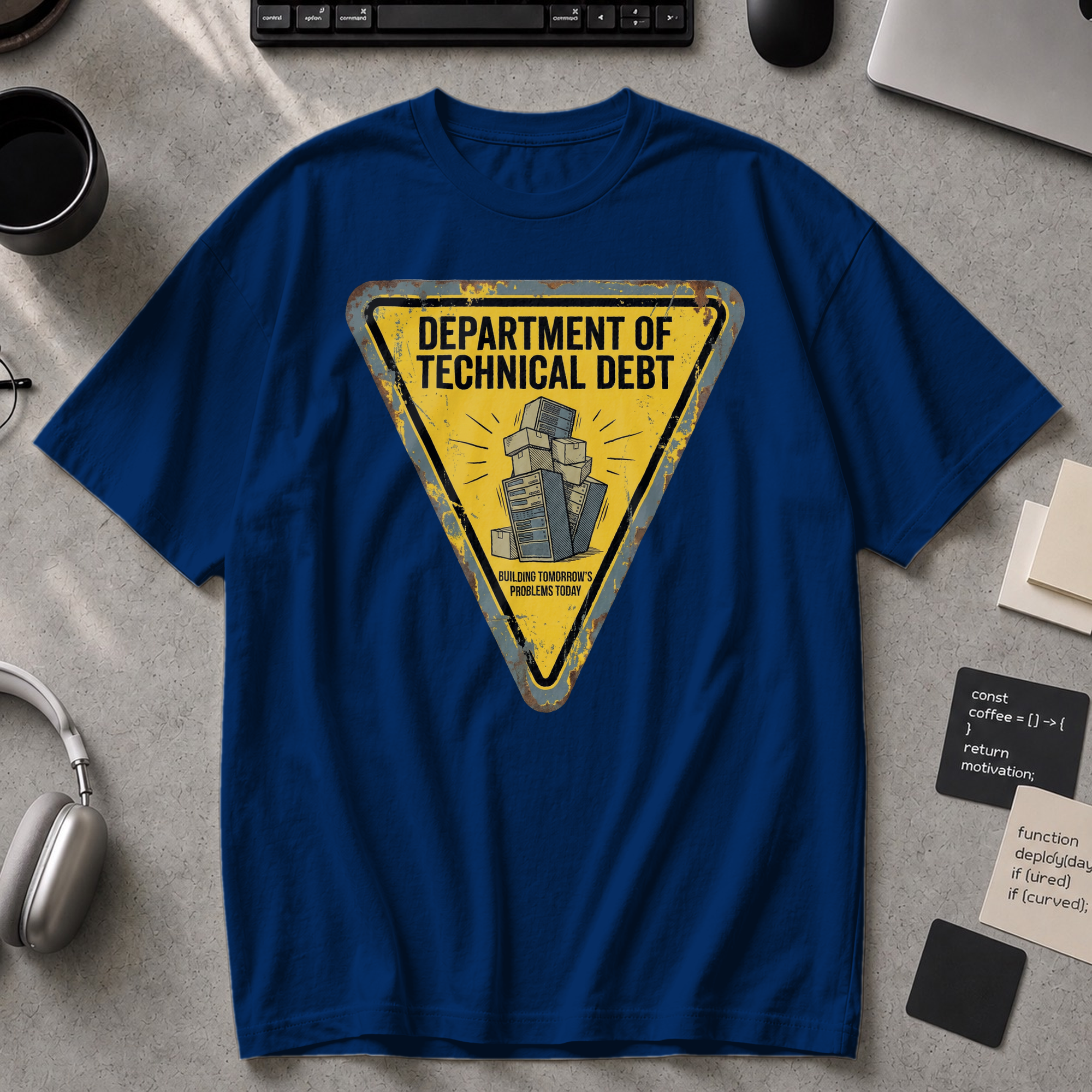 department of technical debt Premium Shirt - True Navy