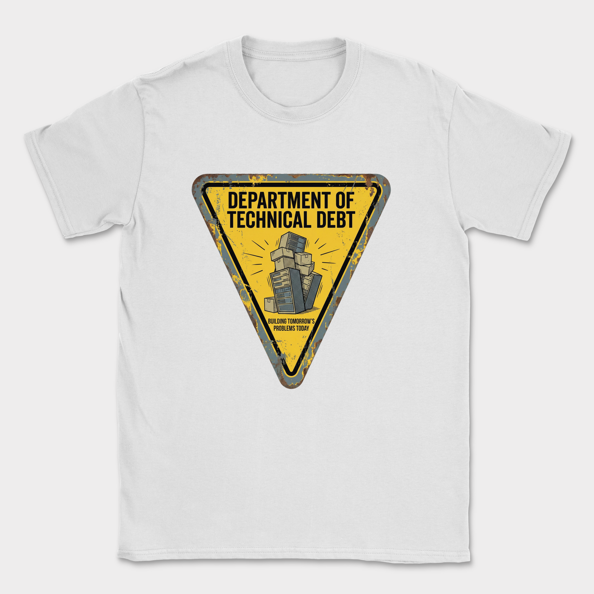 department of technical debt shirt — White
