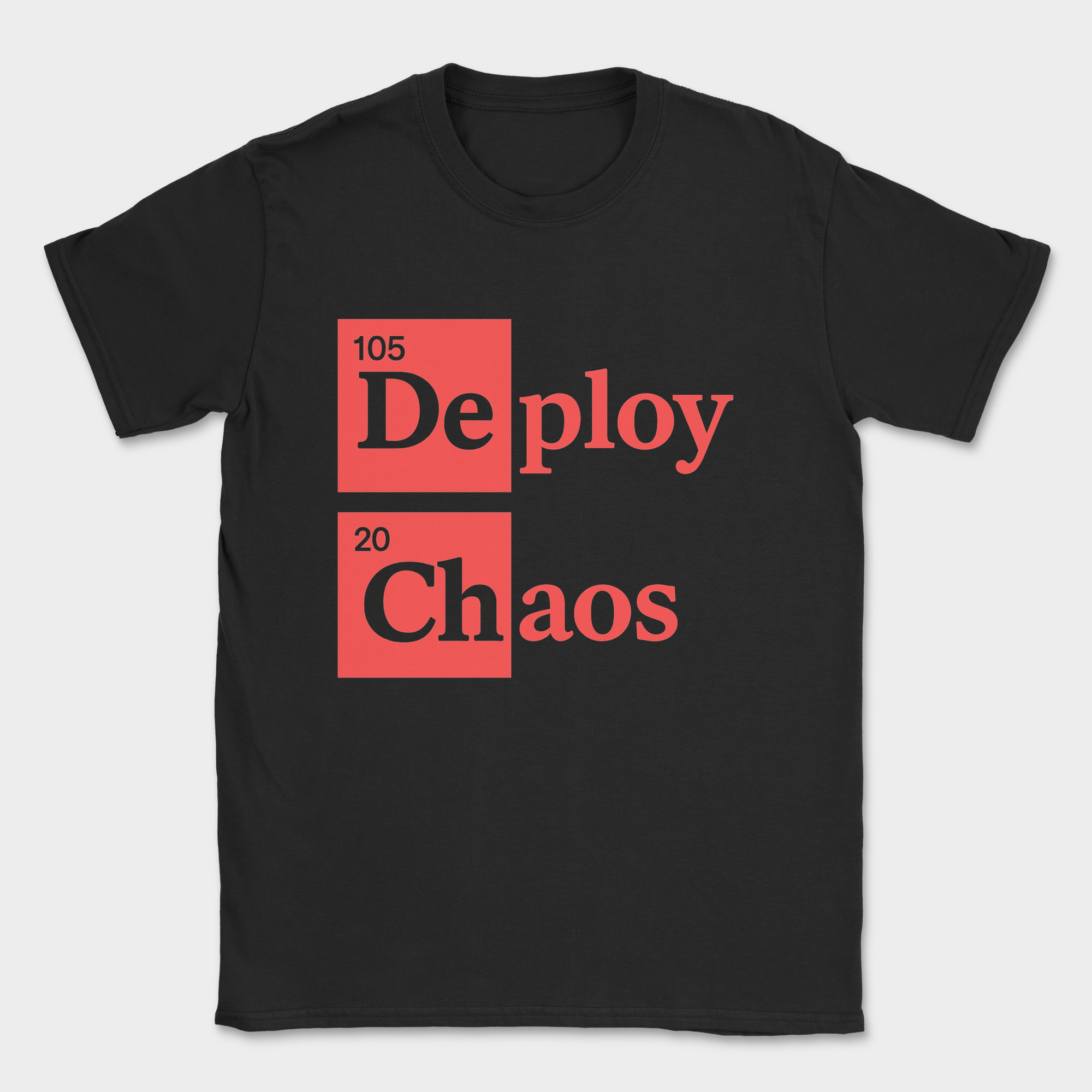 Deploy Chaos shirt — Black