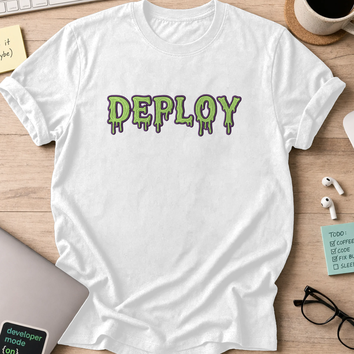 deploy shirt - White