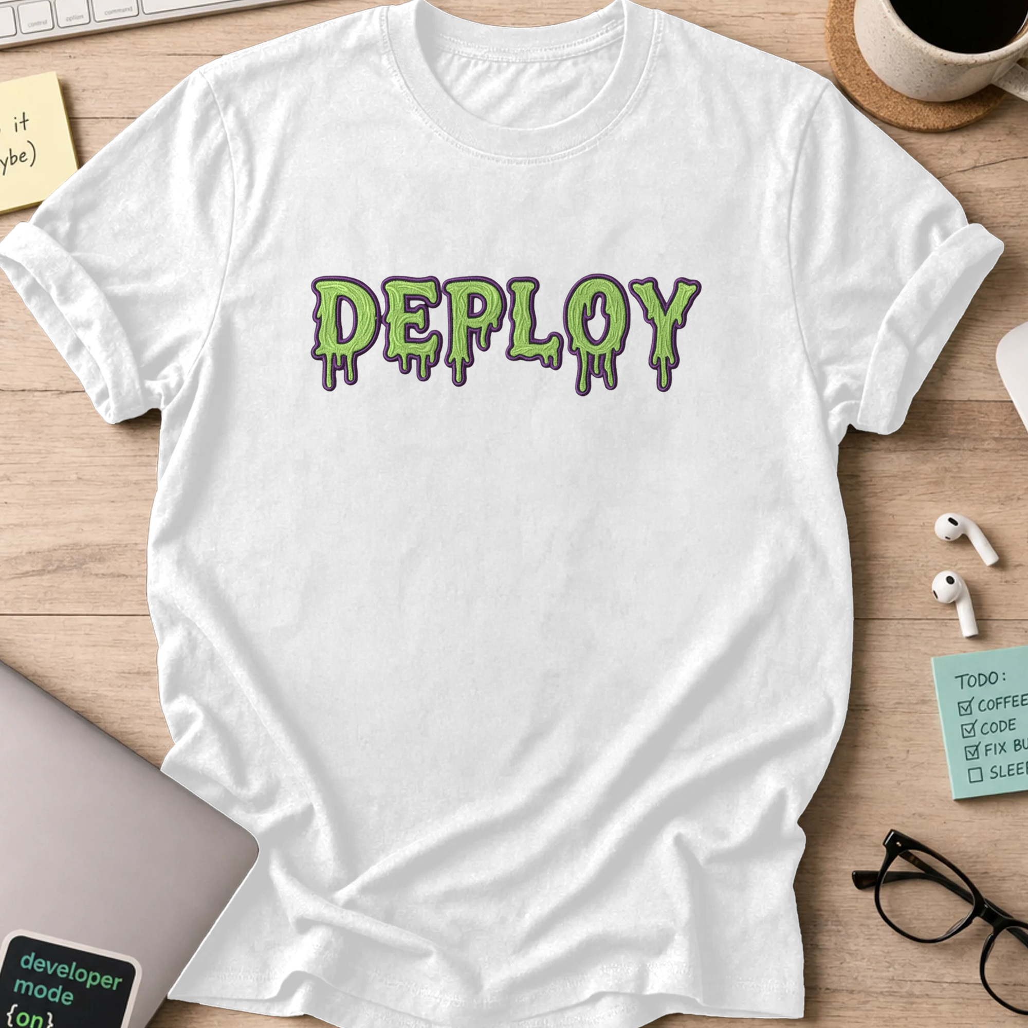 deploy shirt - White