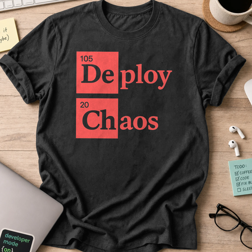 Deploy Chaos shirt - Black