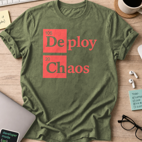 Deploy Chaos shirt - Military Green