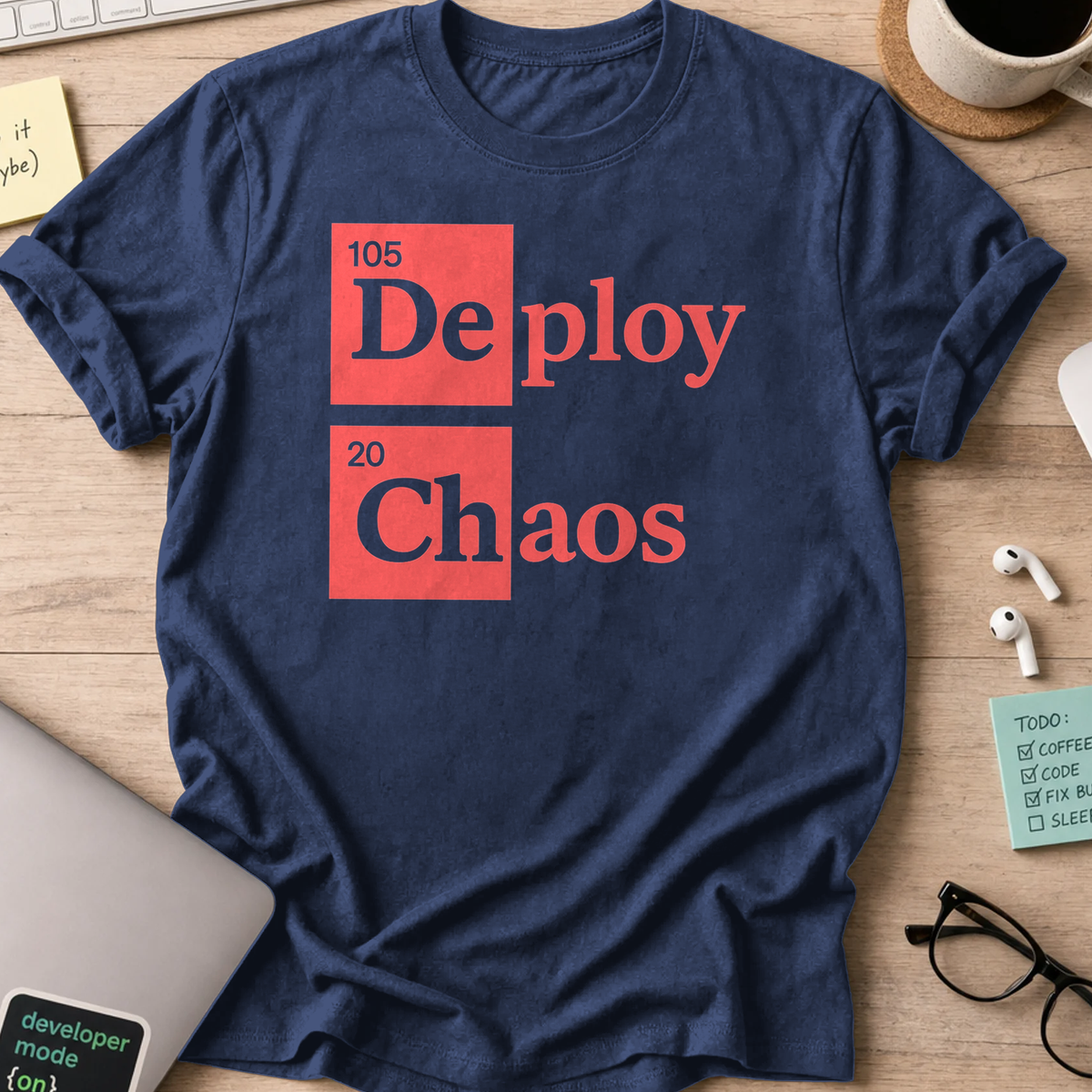 Deploy Chaos shirt - Navy