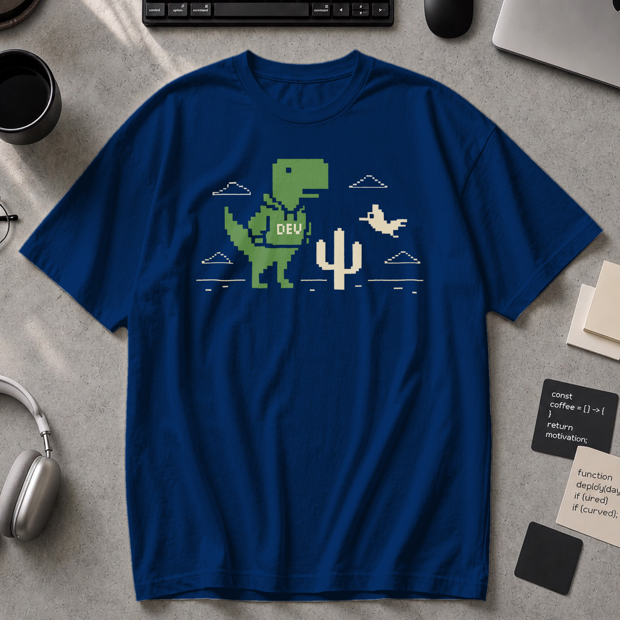 dev dinosaur Premium Shirt - True Navy