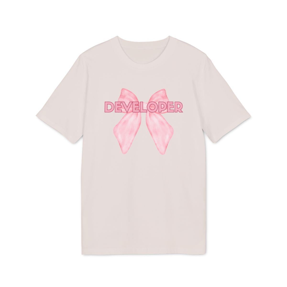 Developer Bow Shirt — Vintage White — EU Creator 2.0 front mockup
