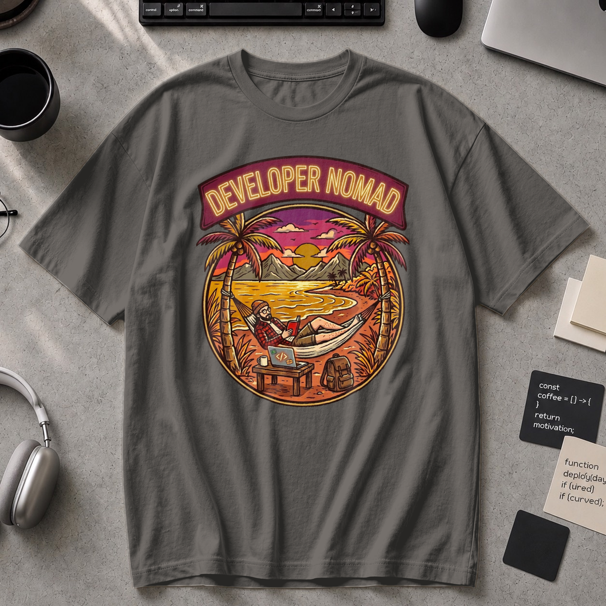 Developer Nomad Premium Shirt - Pepper