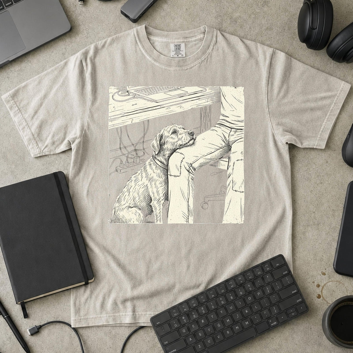 Developer's Best Friend Premium Shirt — ivory Premium Shirt mock-up