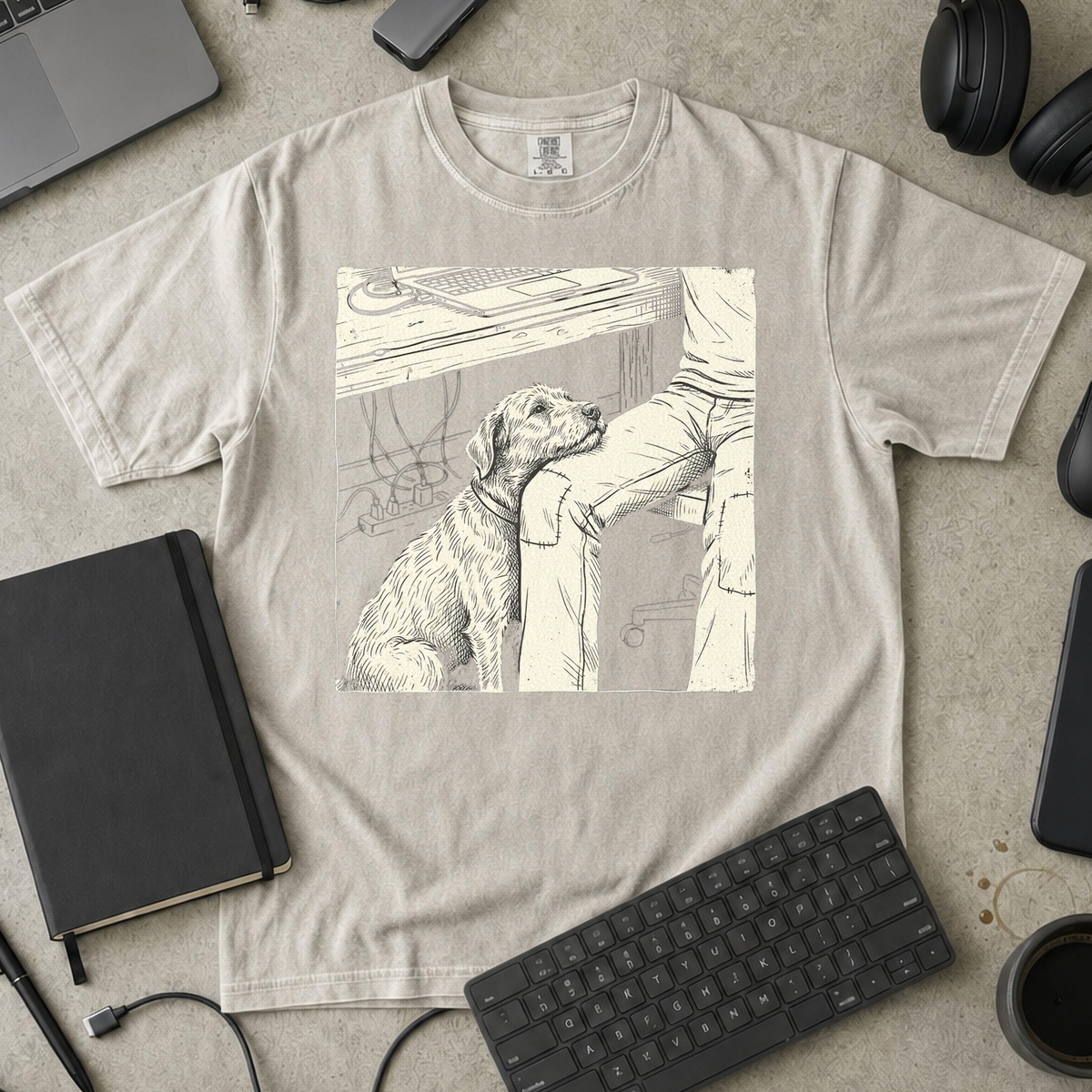 Developer's Best Friend Premium Shirt — ivory Premium Shirt mock-up