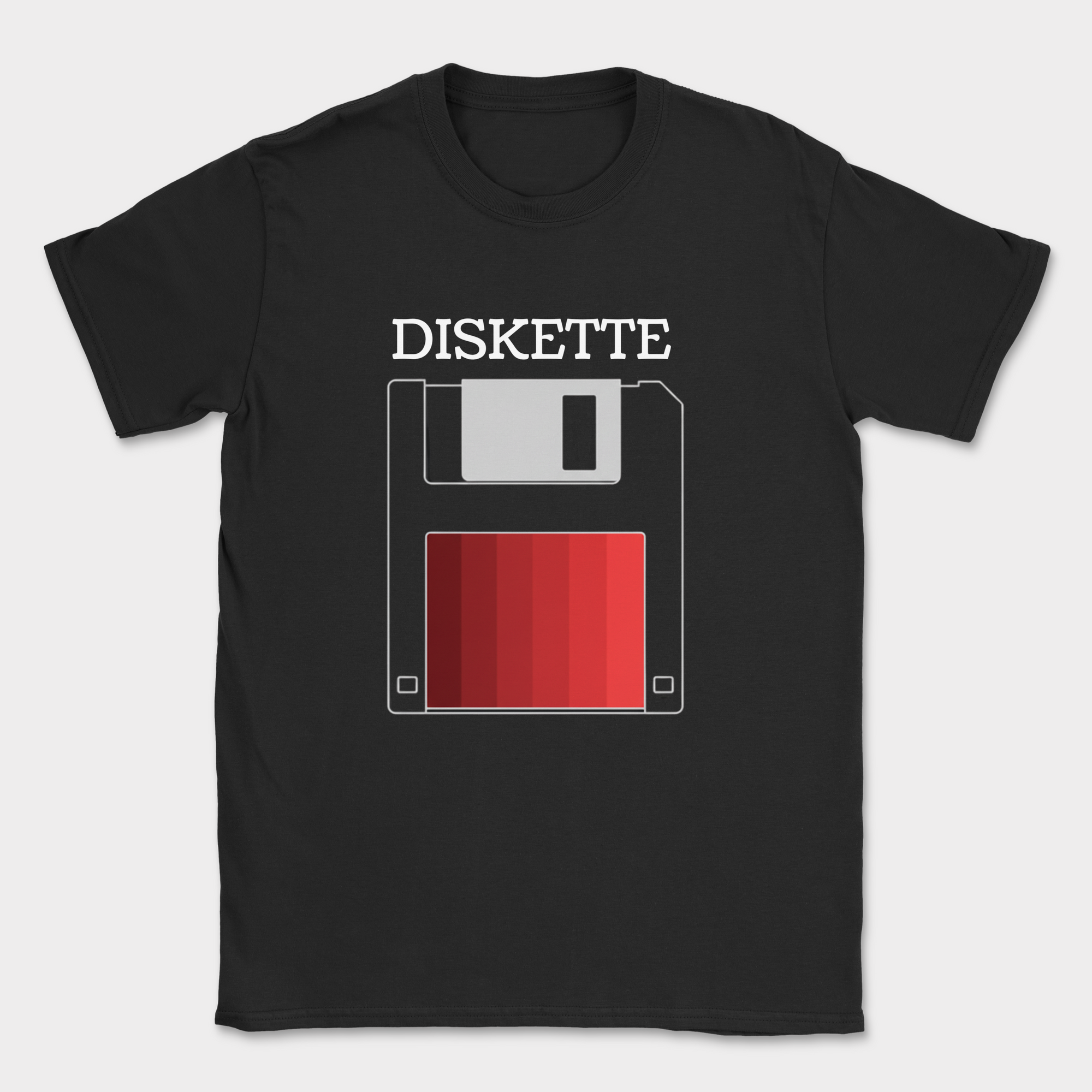 diskette shirt — Black