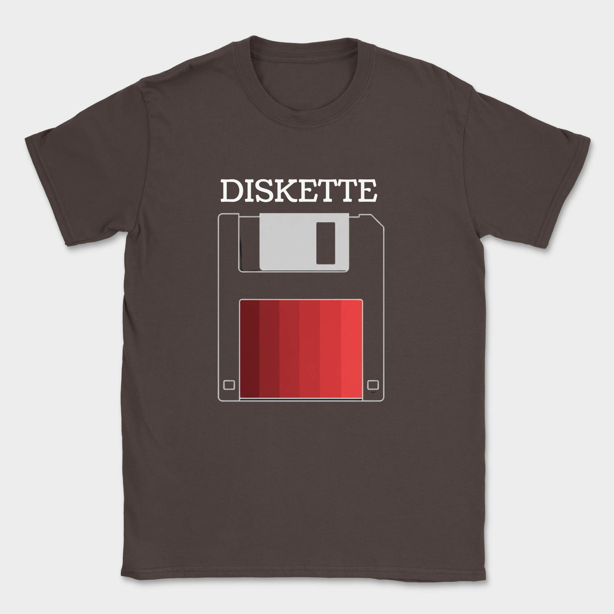 diskette shirt — Dark Chocolate