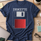 diskette shirt - Navy