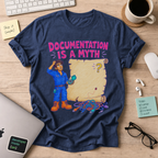 Documentation Is a Myth Shirt — Navy