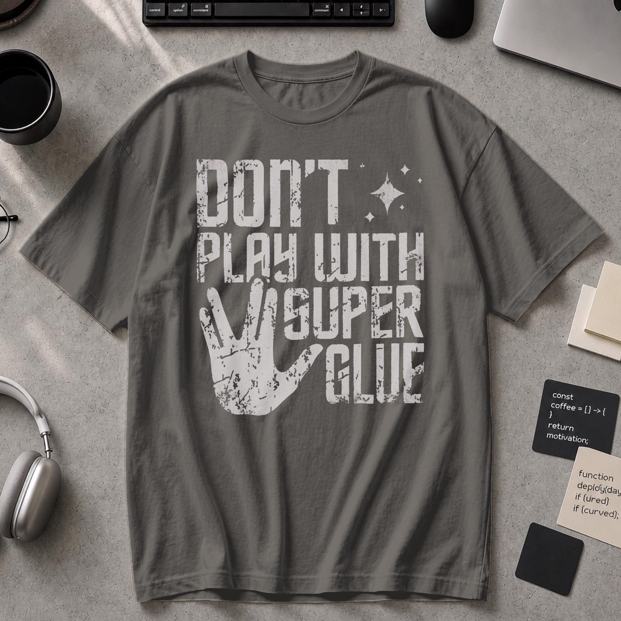 Don't Play With Super Glue Premium Shirt - Pepper