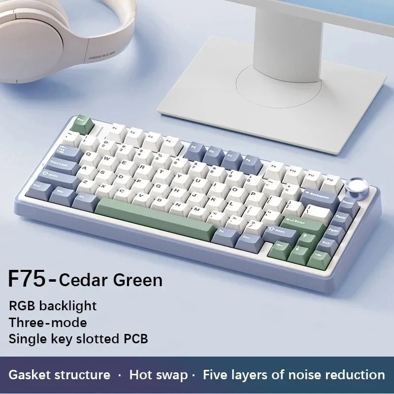 Wireless Mechanical Keyboard with RGB Backlight