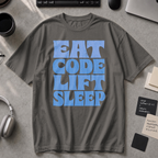 Eat Code Lift Sleep Bold Premium Shirt - Pepper