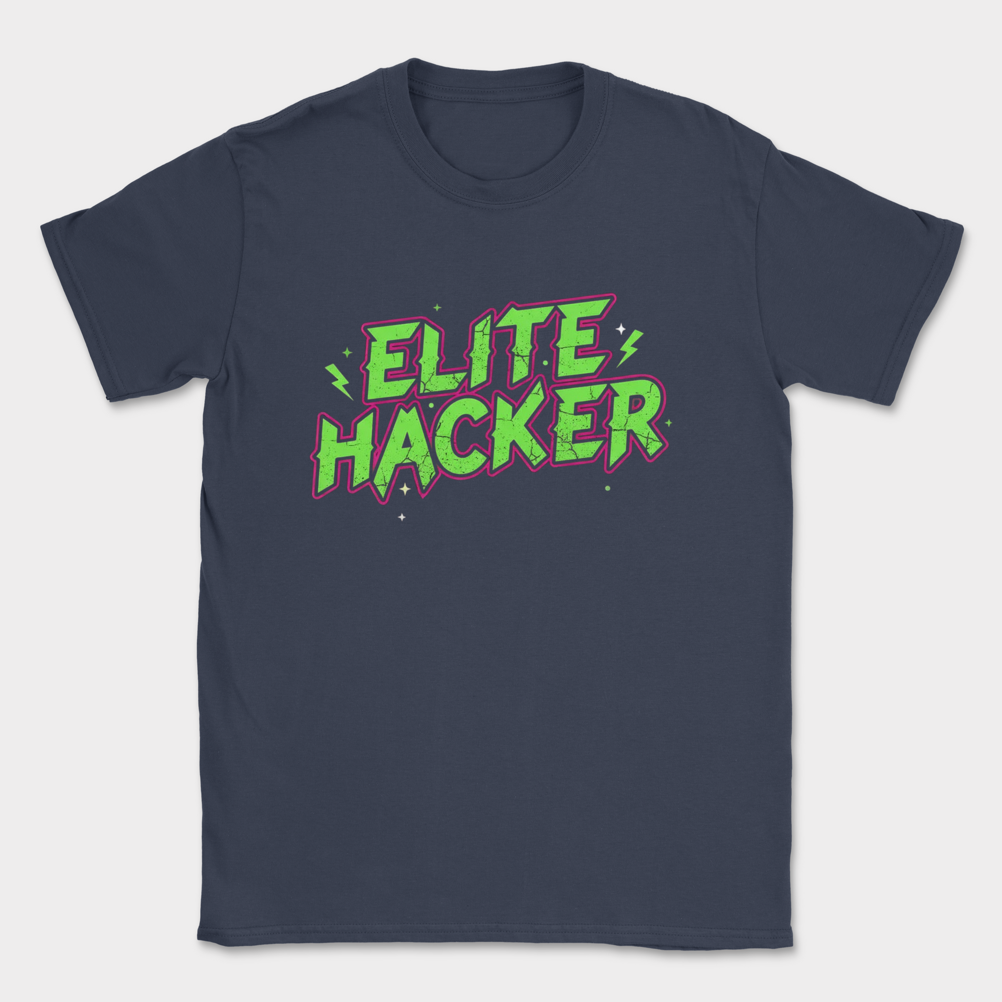 elite hacker shirt — Navy