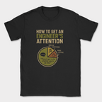 engineer's attention shirt — Black