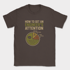 engineer's attention shirt — Dark Chocolate
