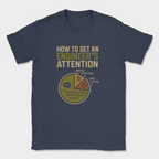 engineer's attention shirt — Navy