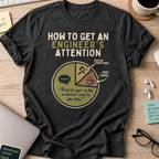 engineer's attention shirt - Black