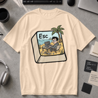 Escape Key Getaway Premium Shirt - Ivory