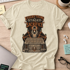 Everything Is Staged for Sacrifice: Terminal Altar Shirt — Natural storefront mockup