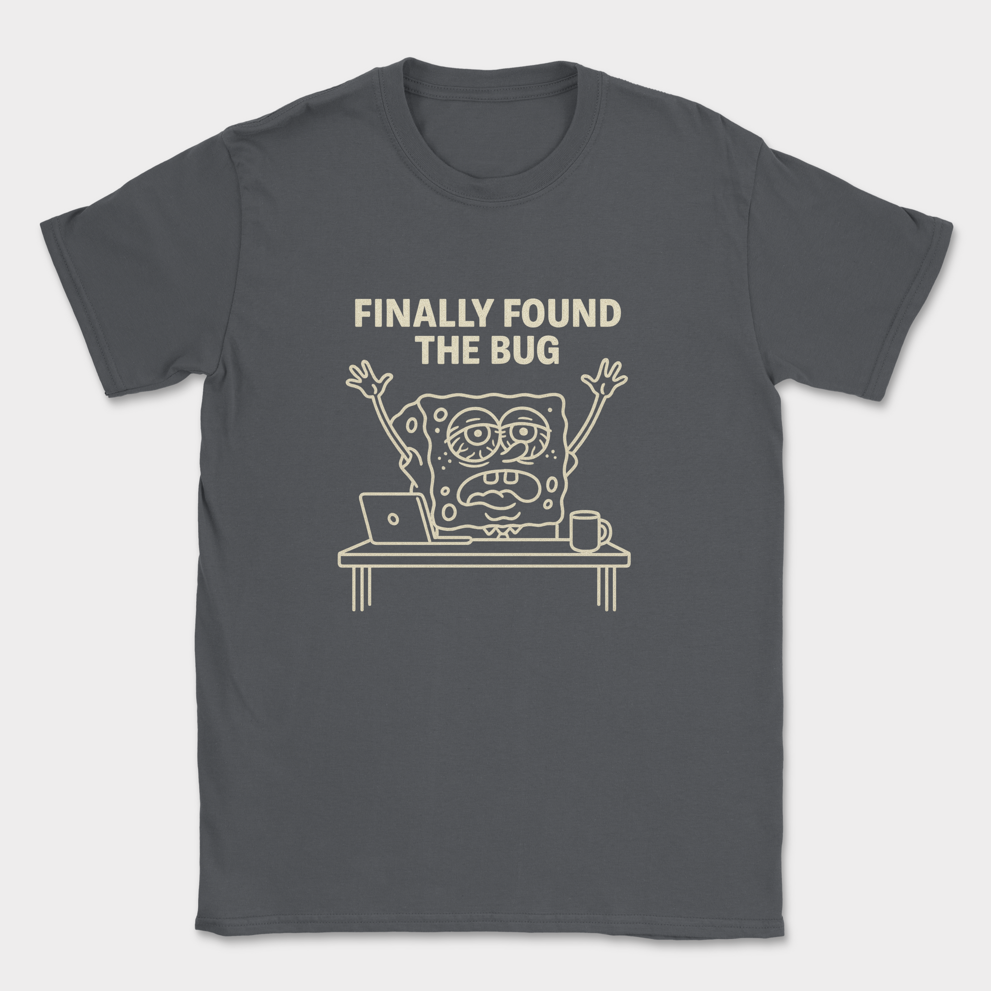 finally found the bug shirt — Dark Heather Grey