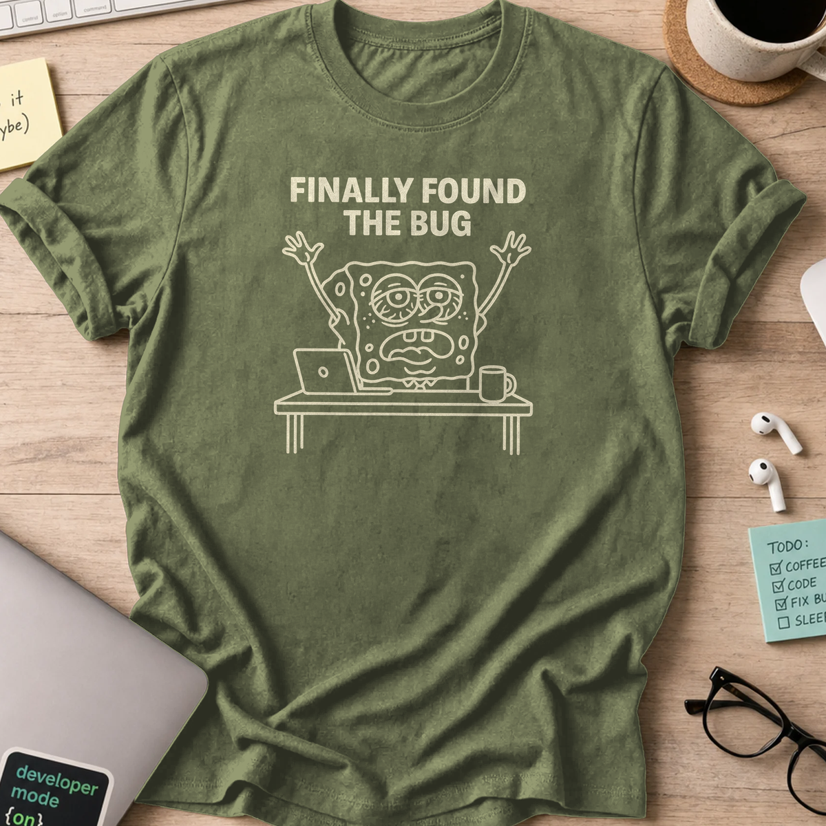 finally found the bug shirt - Military Green
