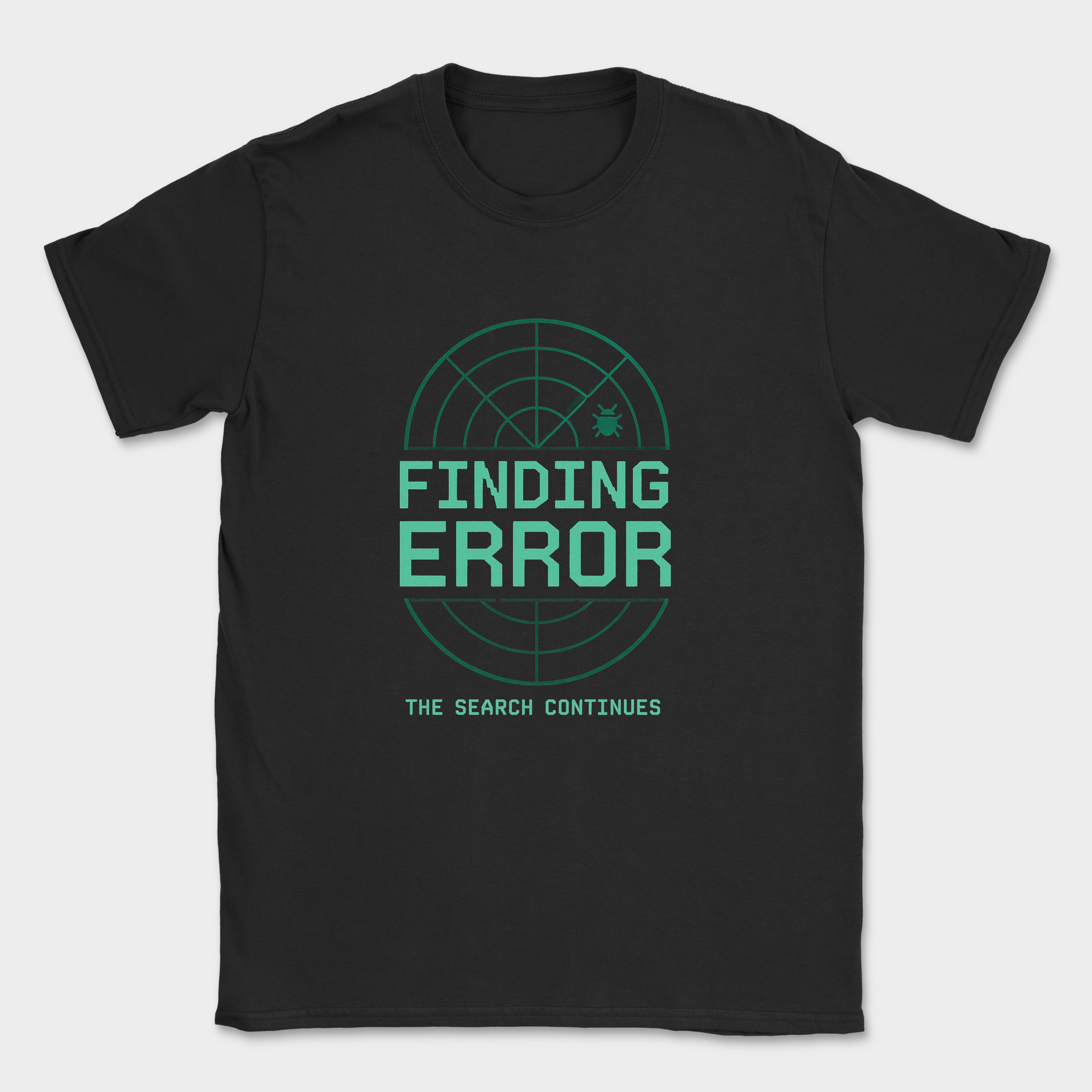 Finding Error Bug shirt — Black