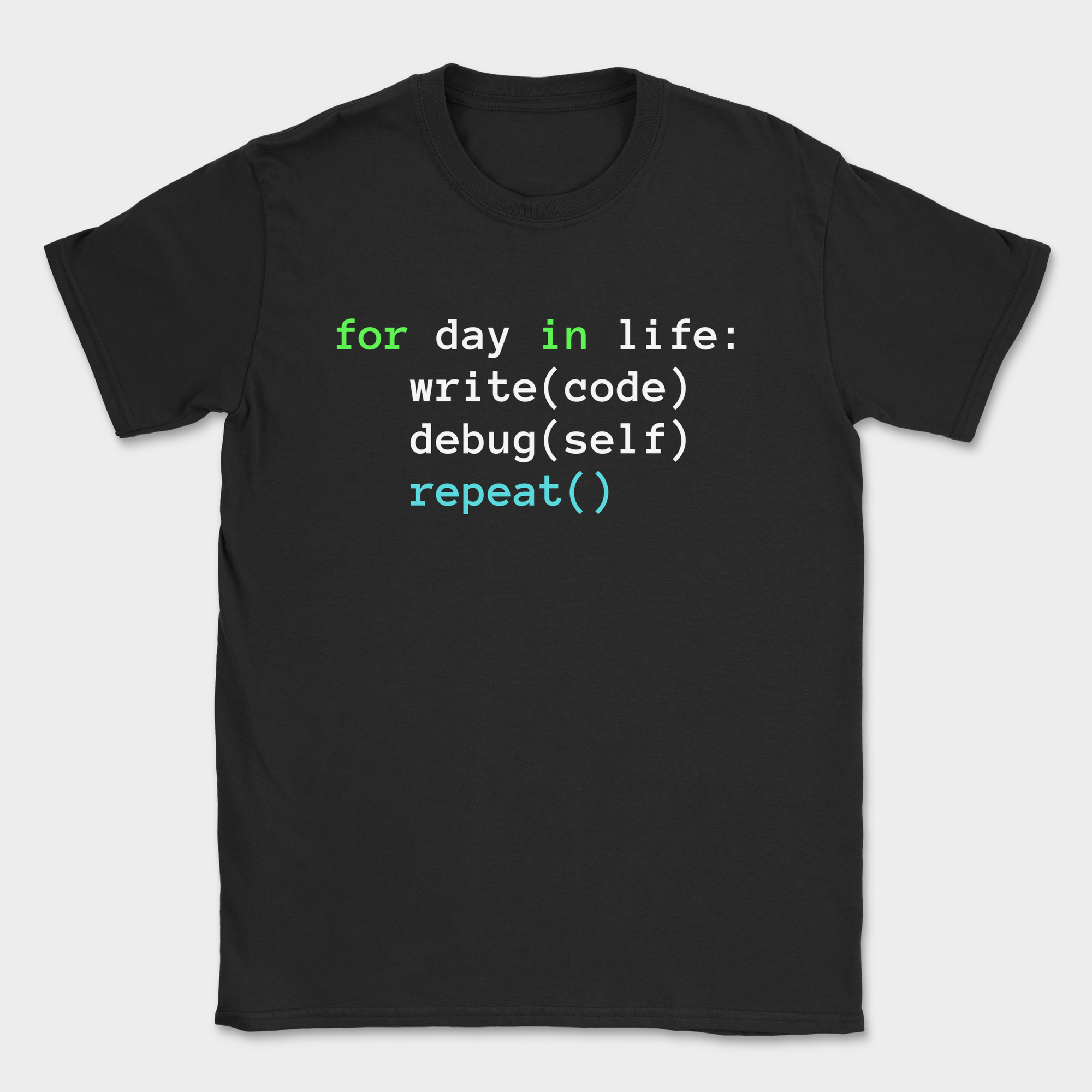 for in day in life shirt — Black
