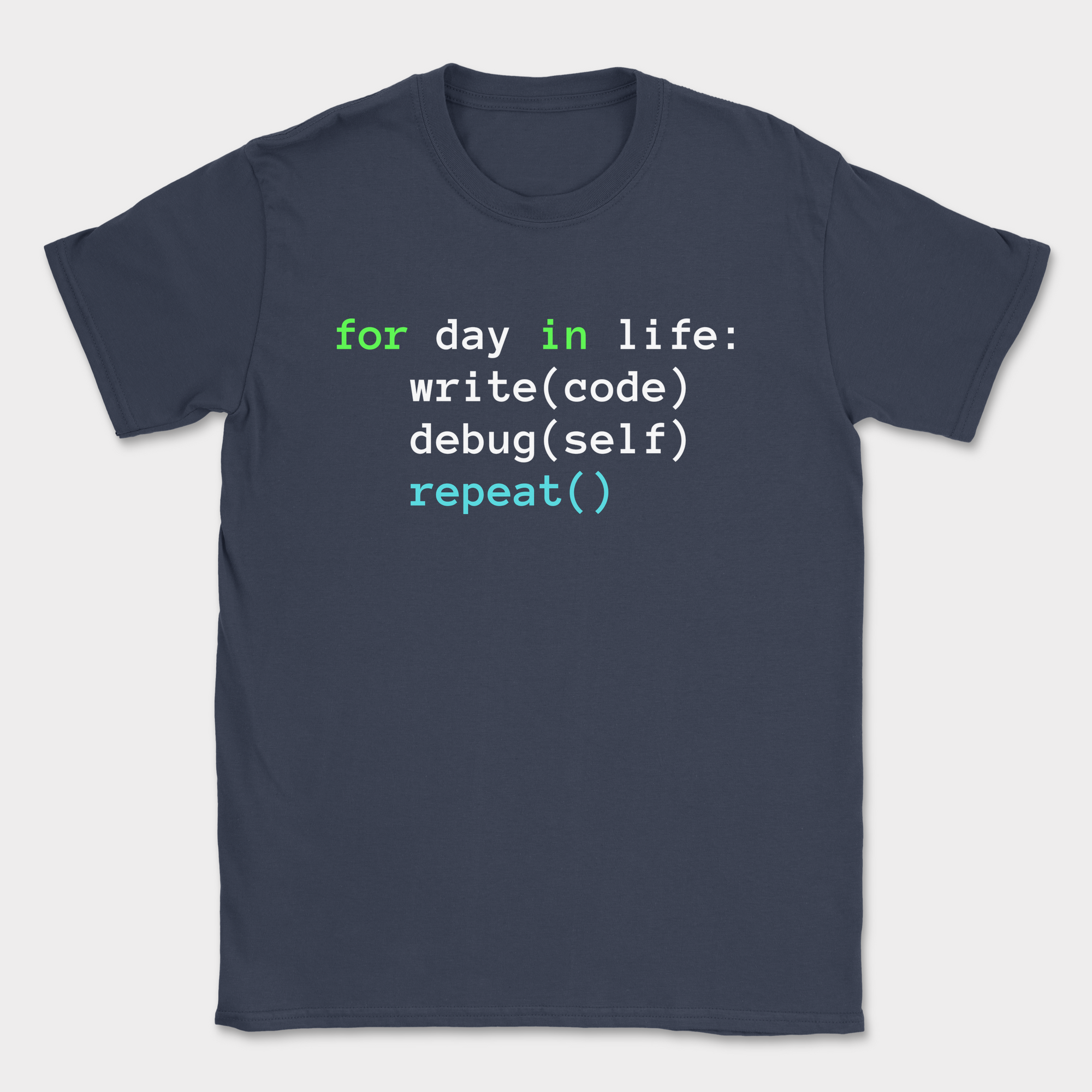 for in day in life shirt — Navy