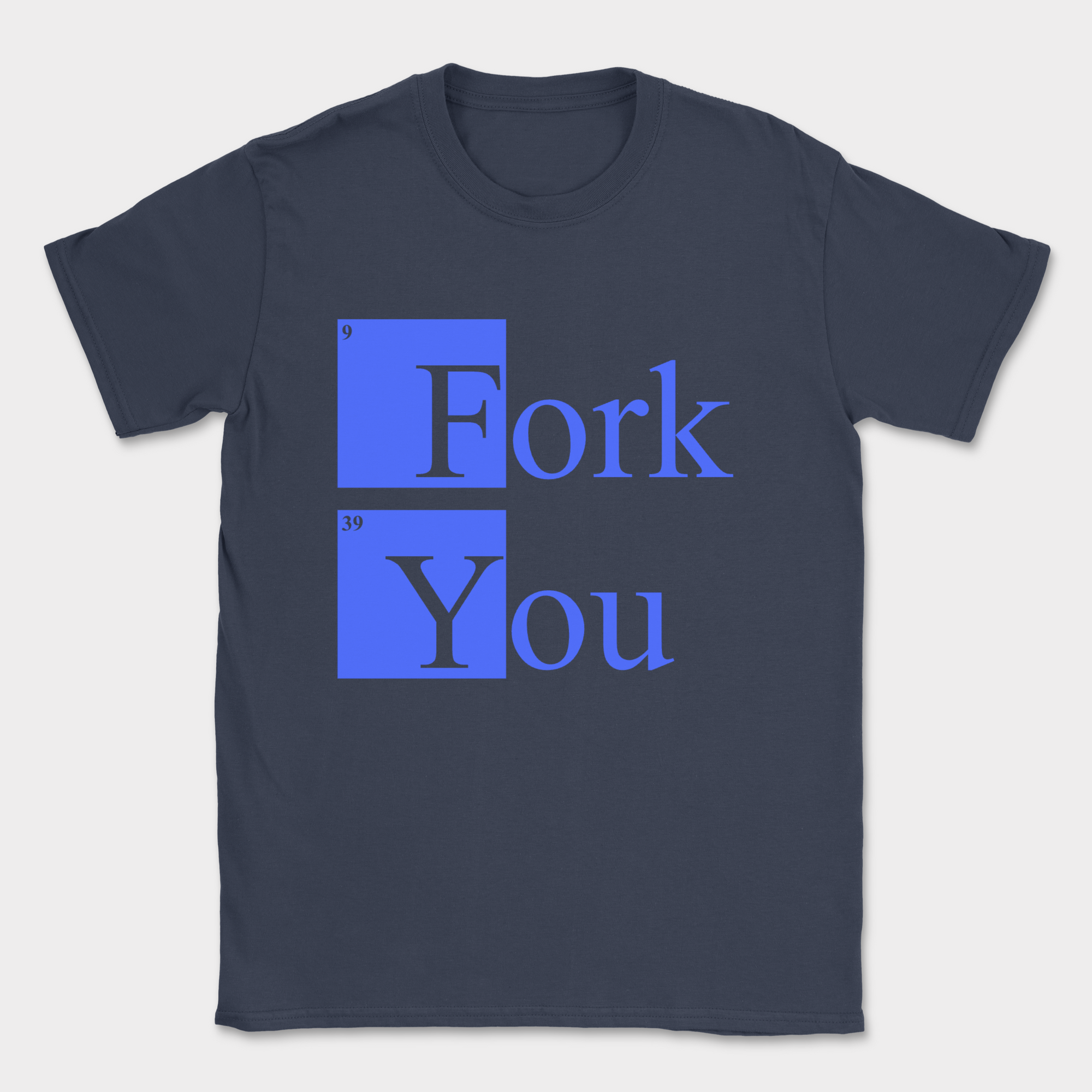 fork you shirt — Navy
