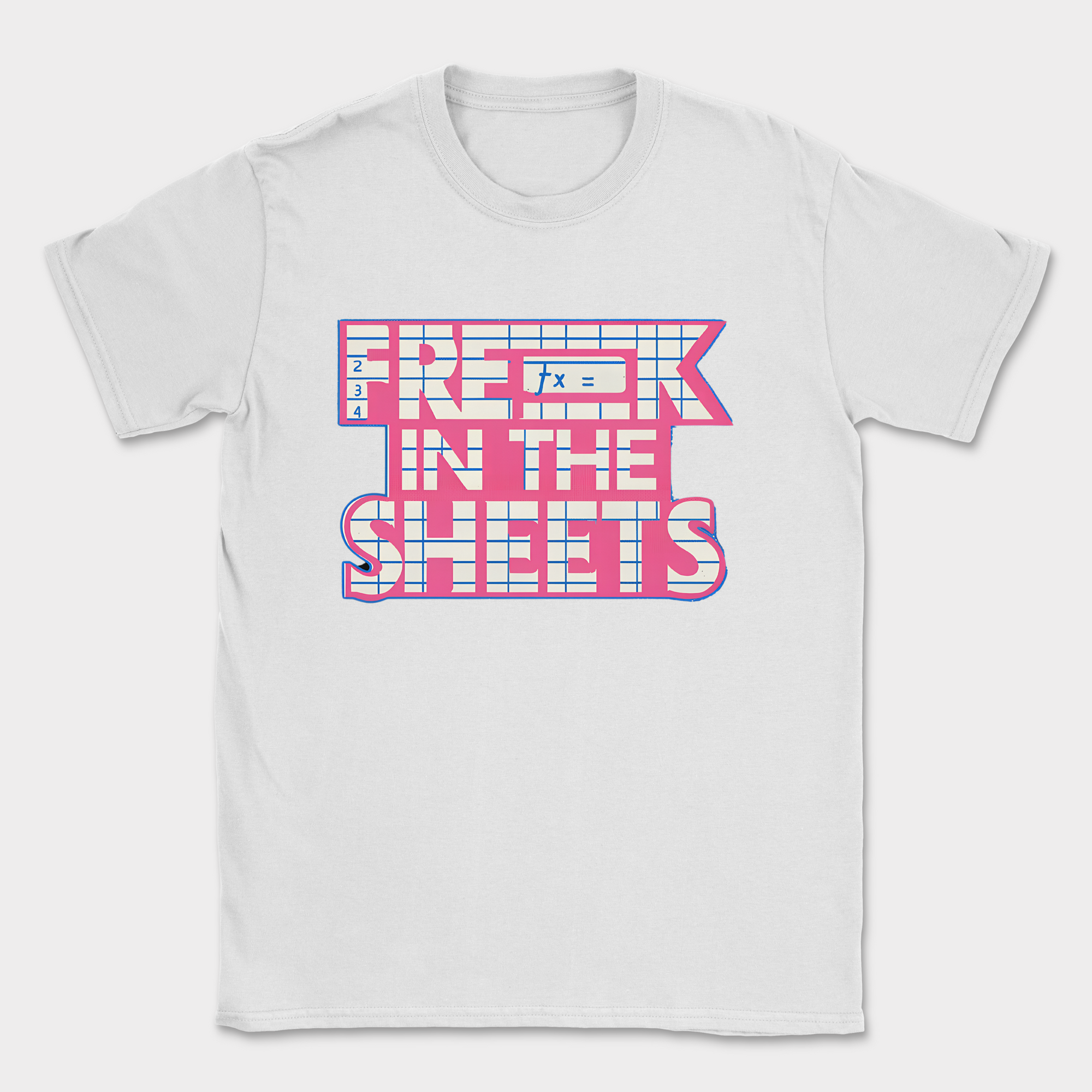 freak in the sheets shirt — White