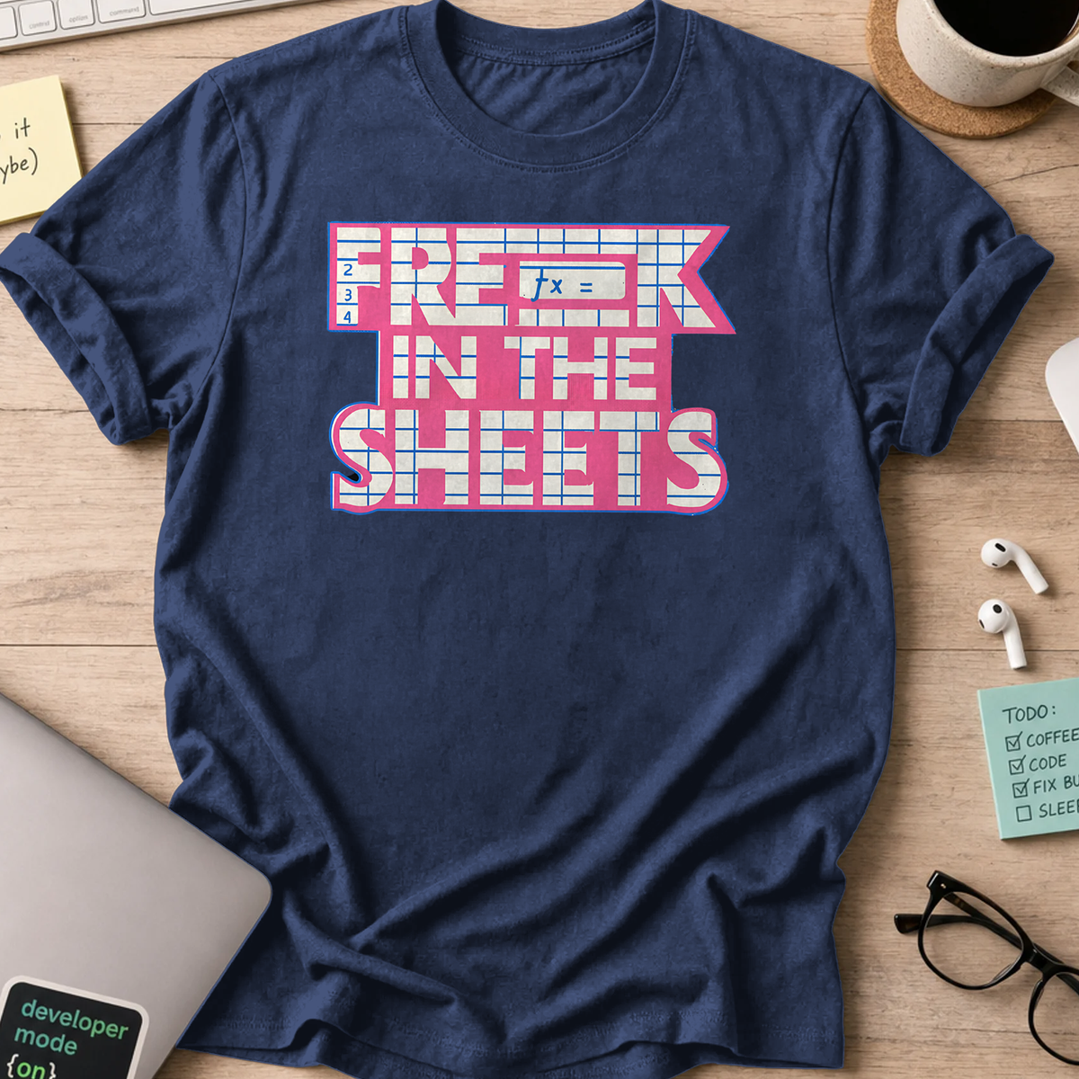 freak in the sheets shirt - Navy