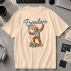 Freedom Bigfoot Flag Premium Shirt - Ivory