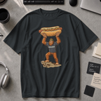Freedom Bigfoot Hot Dog Press Premium Shirt - Black