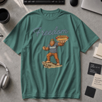 Freedom Bigfoot Hot Dog Premium Shirt - Blue Spruce