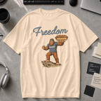 Freedom Bigfoot Hot Dog Premium Shirt - Ivory