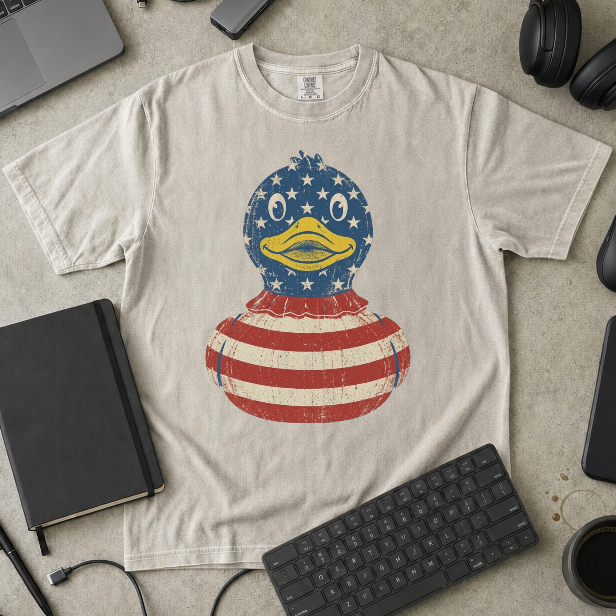 Freedom Debug Duck Premium Shirt — ivory Premium Shirt mock-up