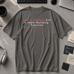 friday deploys = team building Premium Shirt - Pepper