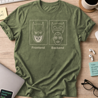frontend vs backend shirt - Military Green