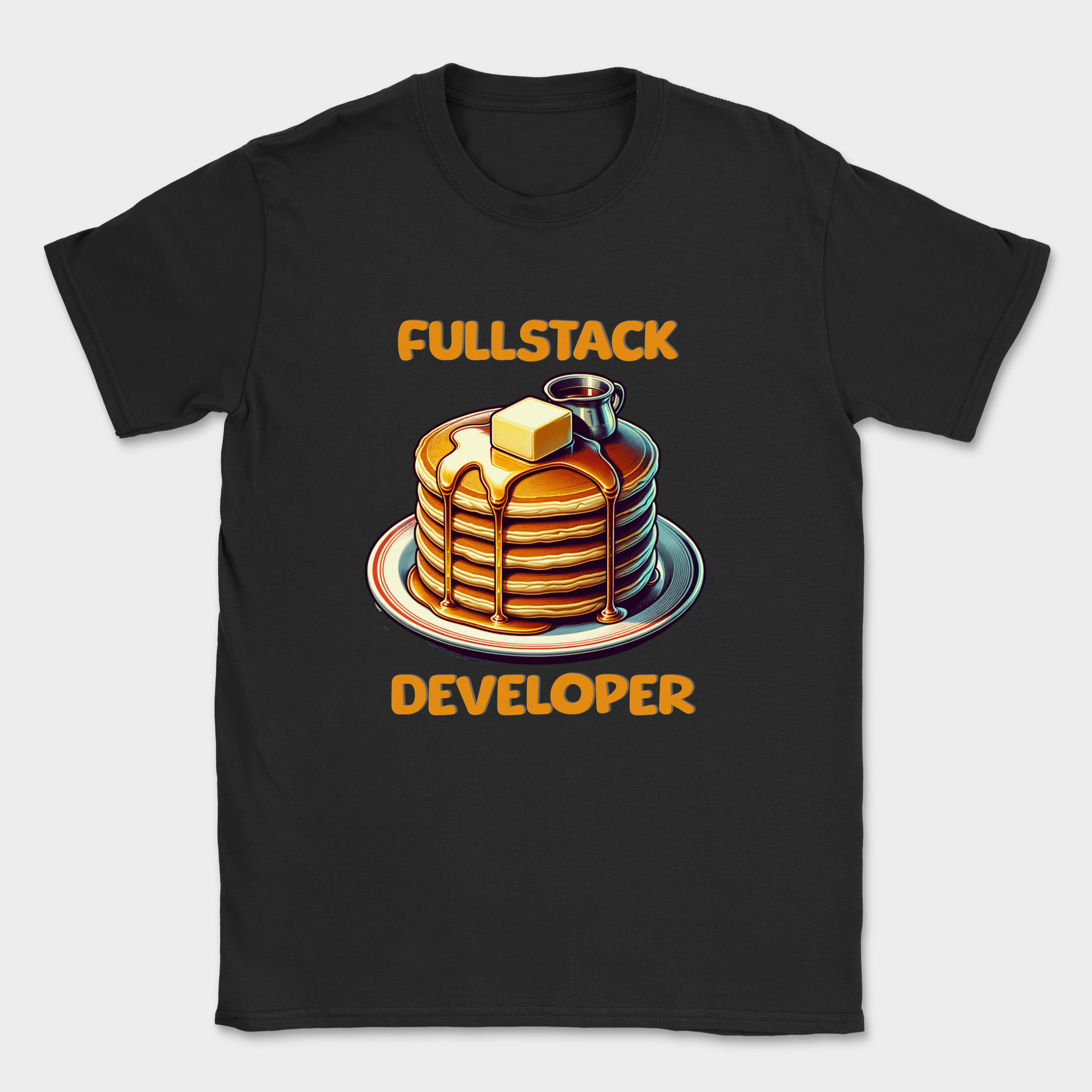 Fullstack Engineer - Pancake shirt — Black